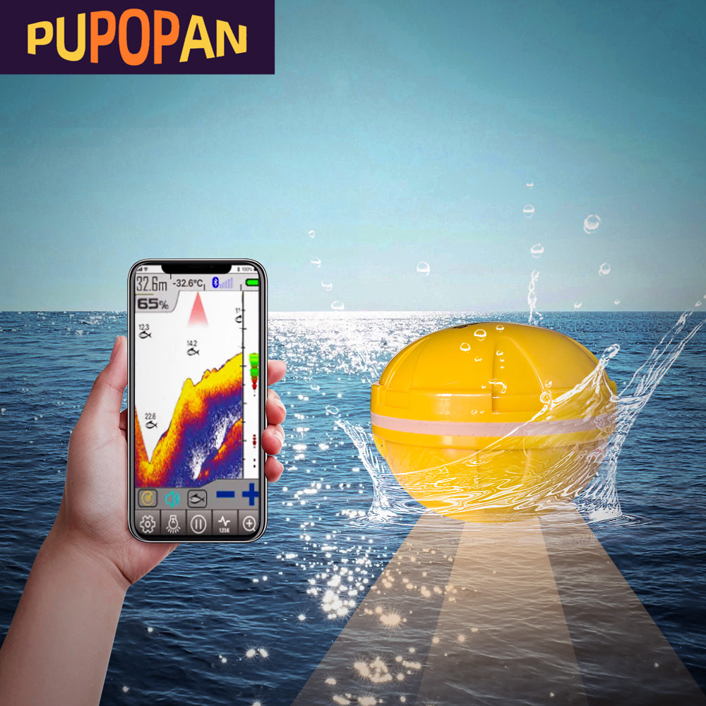 Fishing Depth Finder - PUPOPAN 100M Brand New Smart Phone