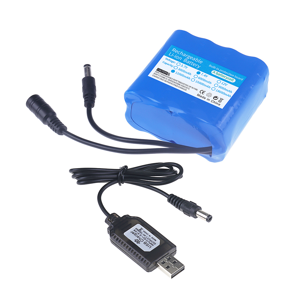 2S4P 18650 Lithium Battery 7.4 - Fish Finder Battery ulasan dan harga