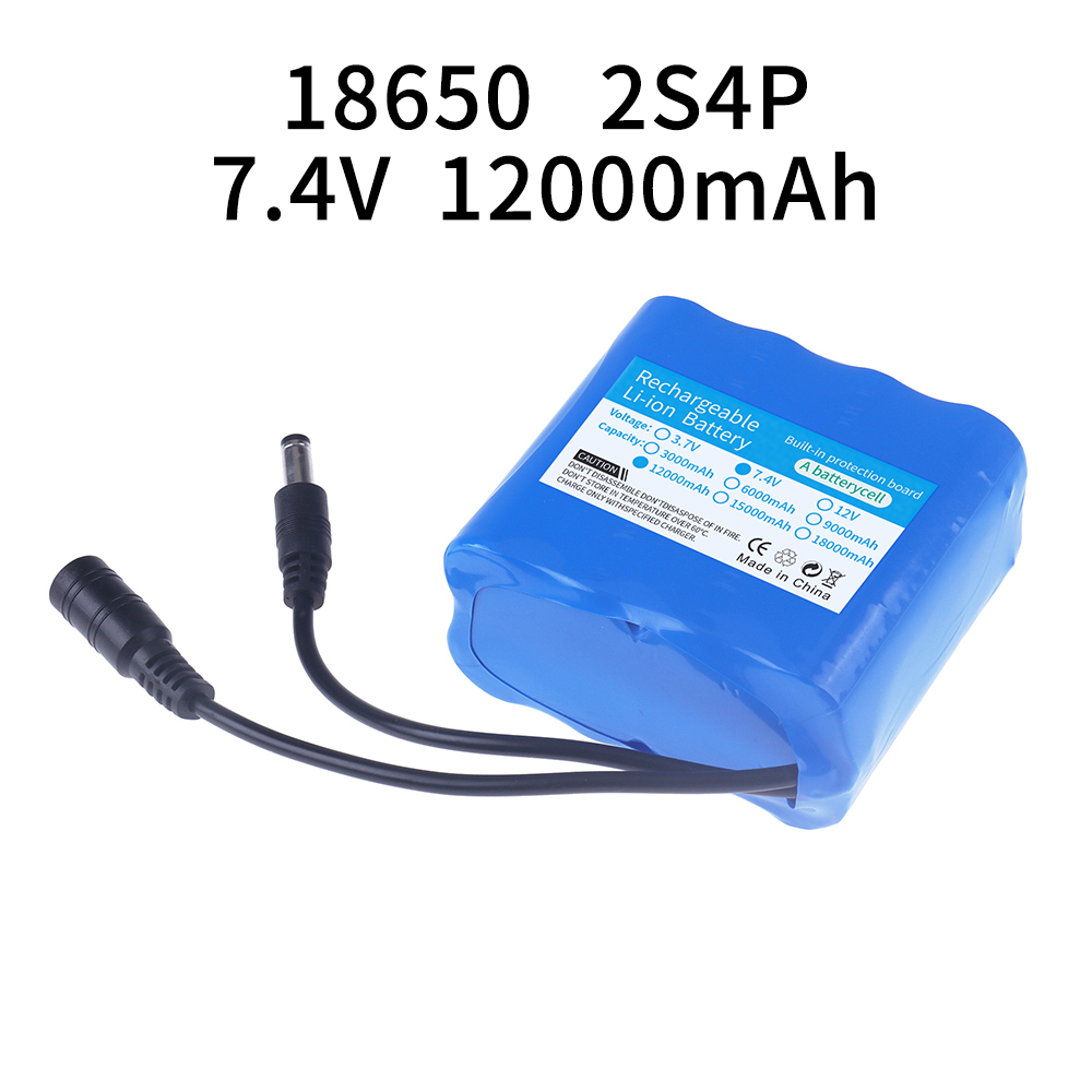 2S4P 18650 Lithium Battery 7.4 - Fish Finder Battery ulasan dan harga