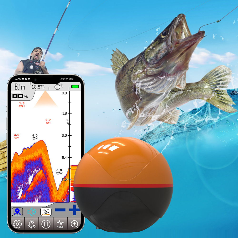 new Dual-Frequency Smart WiFi  - Fish Finder Battery ulasan dan harga