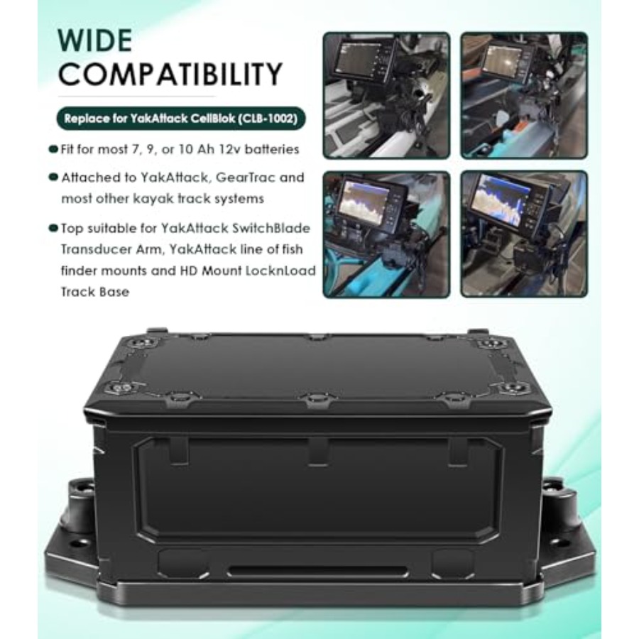 Track Mounted Battery Box for  - Fish Finder Mount ulasan dan harga
