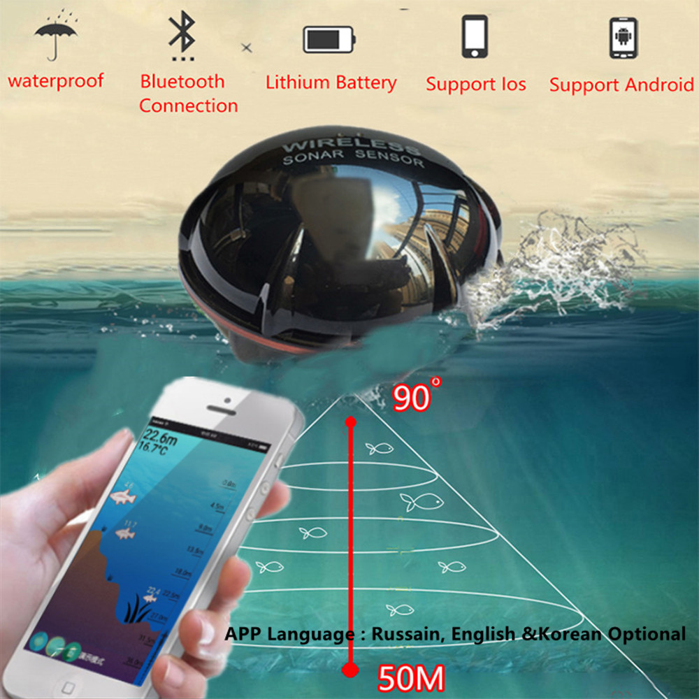 PUPOPAN 100M Brand New Smart P - Fishing Depth Finder ulasan dan harga