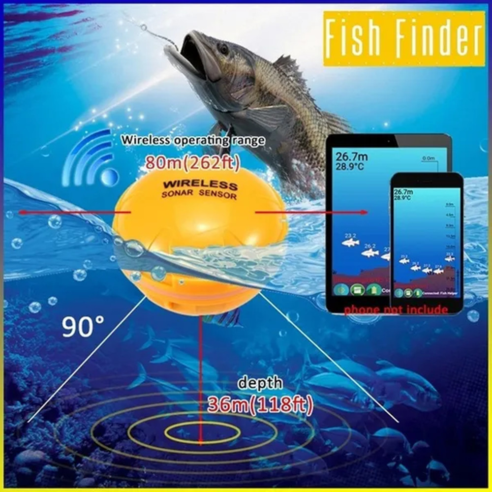 PUPOPAN 100M Brand New Smart P - Fishing Depth Finder ulasan dan harga