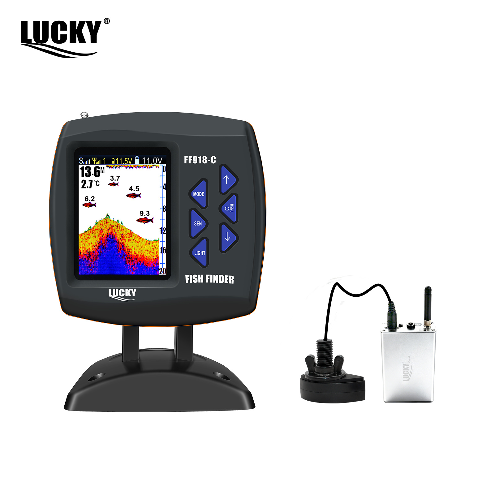 Lucky FF918 Wireless Remote Co - Fish Finder Cable ulasan dan harga