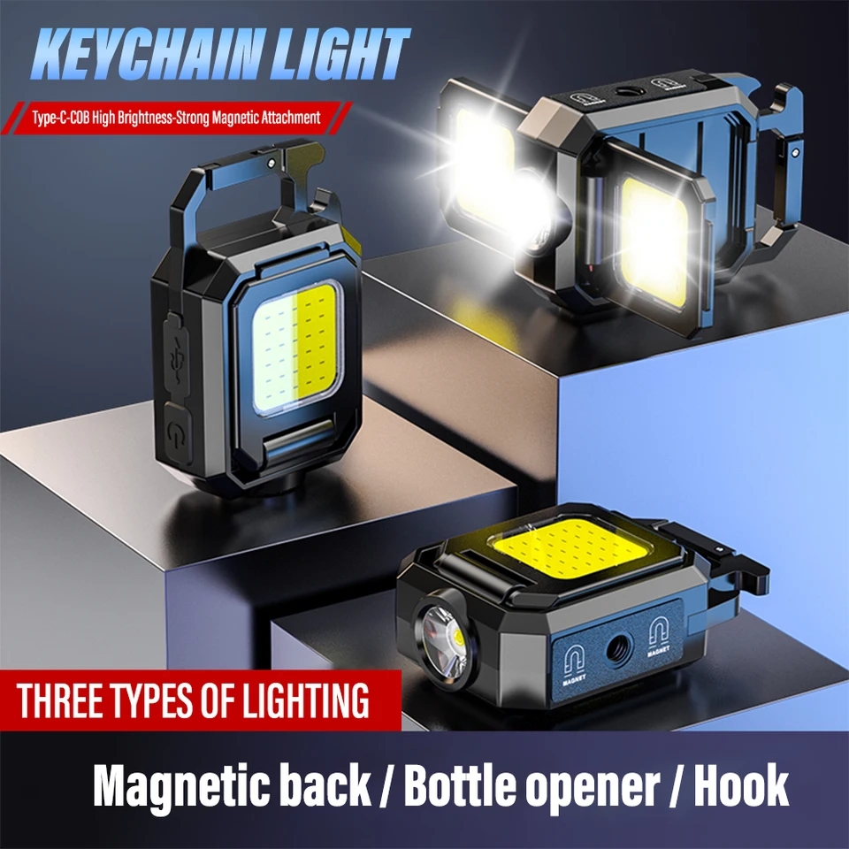Mini LED Flashlight Keychain L - Fish Finder Battery ulasan dan harga