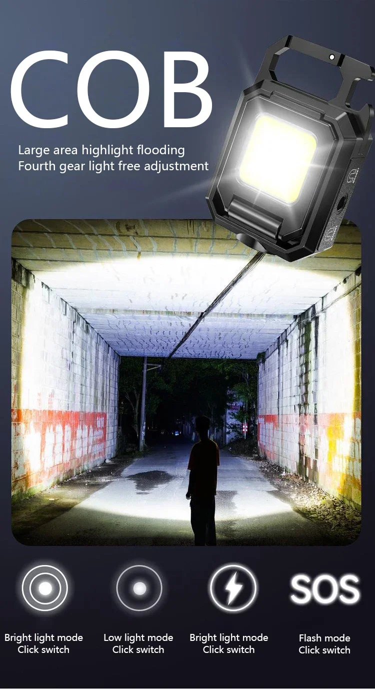 Mini LED Flashlight Keychain L - Fish Finder Battery ulasan dan harga