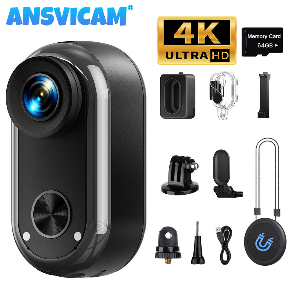 ANSVICAM 4K HD Mini Wifi Actio - Underwater Camera ulasan dan harga