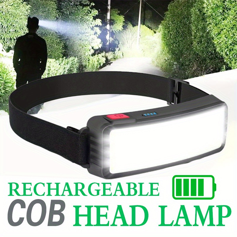 Powerful COB LED Headlamp Type - Fish Finder Battery ulasan dan harga