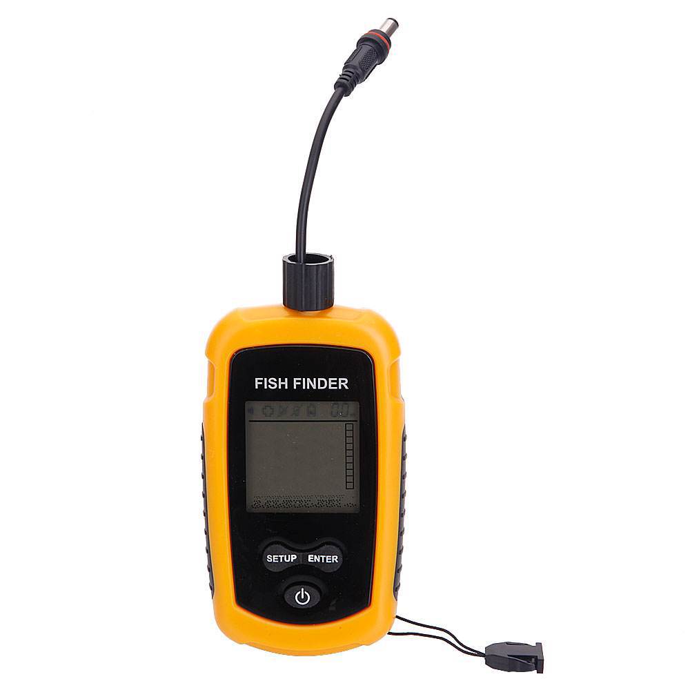 Alarm 100M Portable Sonar Fish - Fishing Depth Finder ulasan dan harga