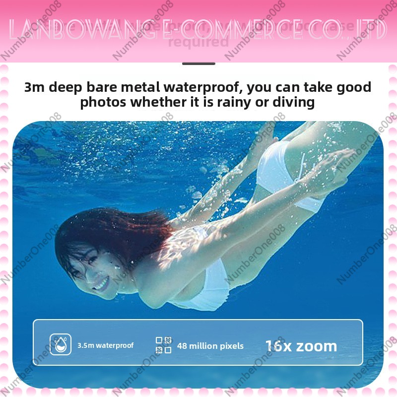 Dual Screen Waterproof Action  - Underwater Camera ulasan dan harga